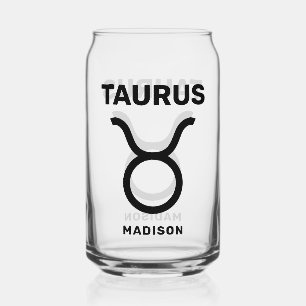 Individuelle Name / Text Zodiac Signrus Taurus Dosenglas