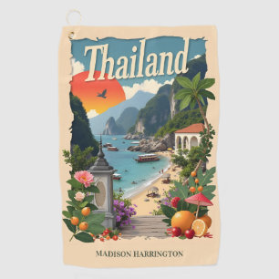 Individuelle Name Thailand Golfhandtuch