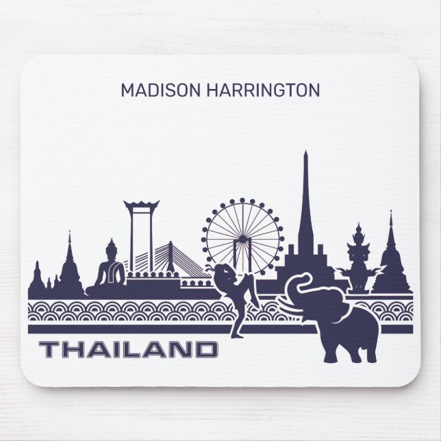 Individuelle Name Thailand Mousepad (Vorne)