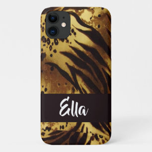 Individuelle Name-Tiger-Hautfarbe Case-Mate iPhone Hülle