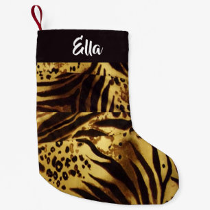 individuelle Name-Tigerhaut Kleiner Weihnachtsstrumpf