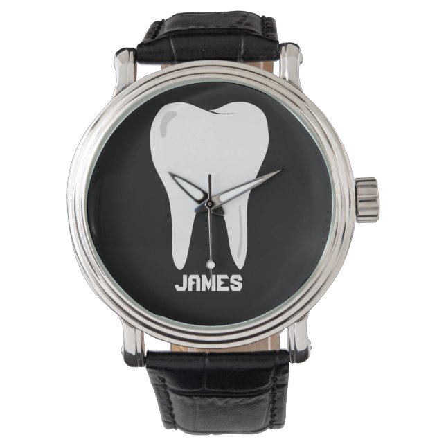 INDIVIDUELLE NAME TOOTH ARMBANDUHR (Vorderseite)
