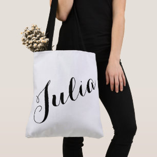 individuelle Name-Totbeutel Tasche