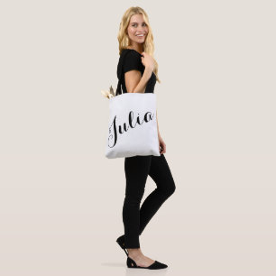 individuelle Name-Totbeutel Tasche