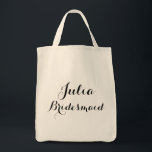 individuelle Name-Totbeutel Tragetasche<br><div class="desc">BRIDESMAID TOTE BAG</div>
