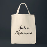 individuelle Name-Totbeutel Tragetasche<br><div class="desc">BRIDESMAID TOTE BAG</div>