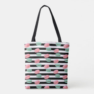 Individuelle Name Tote Bag-Macarons Tasche