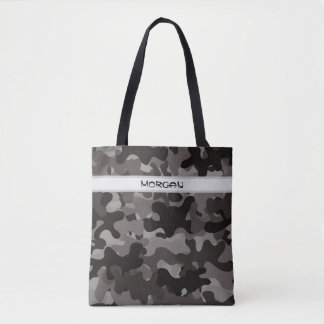 Individuelle Name Tote Tasche mit Camouflage Muste