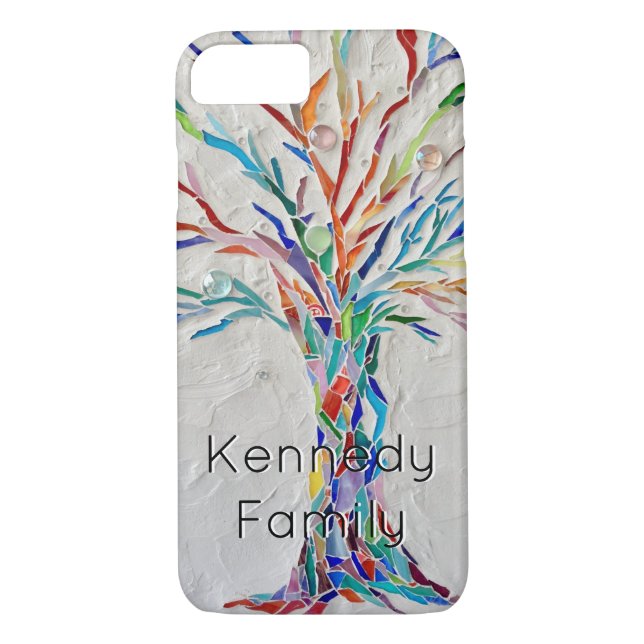 Individuelle Name Tree Case-Mate iPhone Hülle (Rückseite)