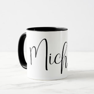 INDIVIDUELLE NAME - Trendy Script Personalisiert Tasse
