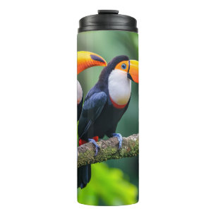 Individuelle Name Tropical Toucans Thermosbecher