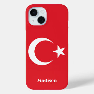 Individuelle Name Türkei-Flagge Case-Mate iPhone Hülle