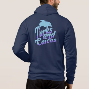 Individuelle Name Turks und Caicos Dolphin Hoodie