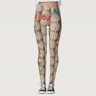 Individuelle Name Übung Leggings