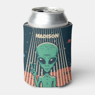 INDIVIDUELLE NAME UFO ALIEN DOSENKÜHLER
