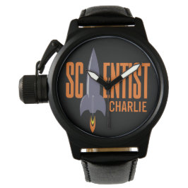 Individuelle Name-Uhren von Rocket Scientist Armbanduhr