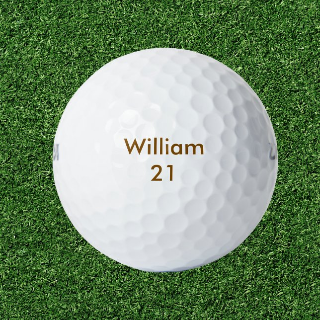Individuelle Name und Alter Geburtstag Golfball (Von Creator hochgeladen)