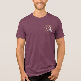 Individuelle Name und Anzahl Vintager Fußballhelme Tri-Blend Shirt
