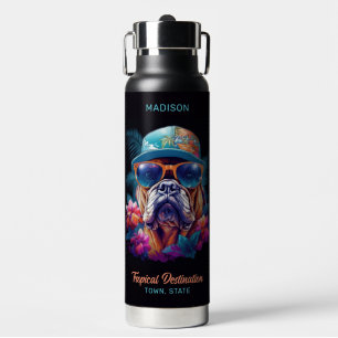 Individuelle Name und Bestimmungsort Tropischer Ur Trinkflasche