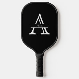 Individuelle Name und Erstschwarz Pickleball Schläger