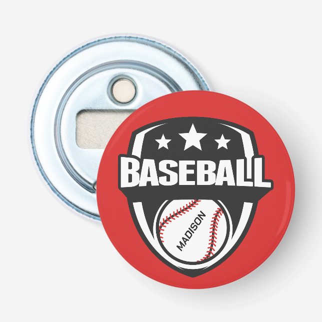 Individuelle Name- und Farbbaseball Flaschenöffner (Vorderseite)