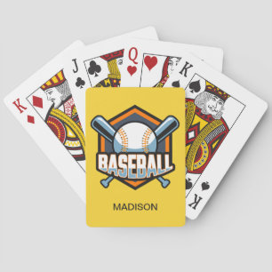 Individuelle Name- und Farbbaseball Spielkarten