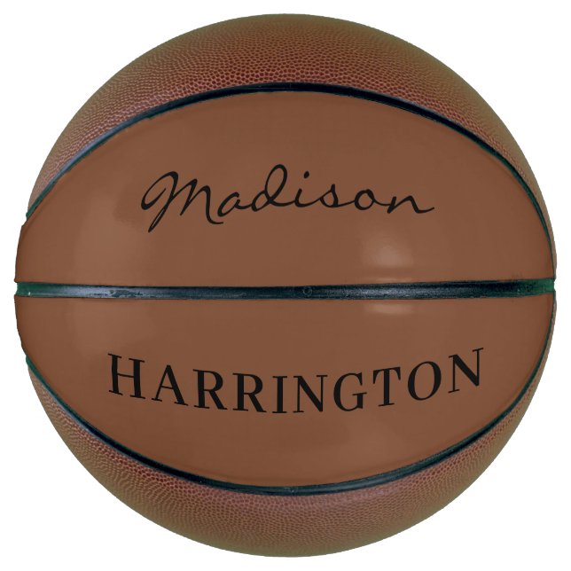 individuelle Name- und Farbbasketball Basketball (Vorderseite)
