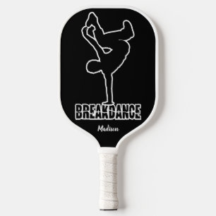 Individuelle Name und Farbe des Frühstücks Pickleball Schläger