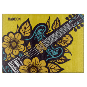 Individuelle Name und Farbe Ukulele Schneidebrett