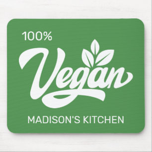 Individuelle Name und Farbe Vegan Mousepad