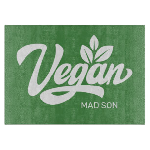 Individuelle Name und Farbe Vegan Schneidebrett