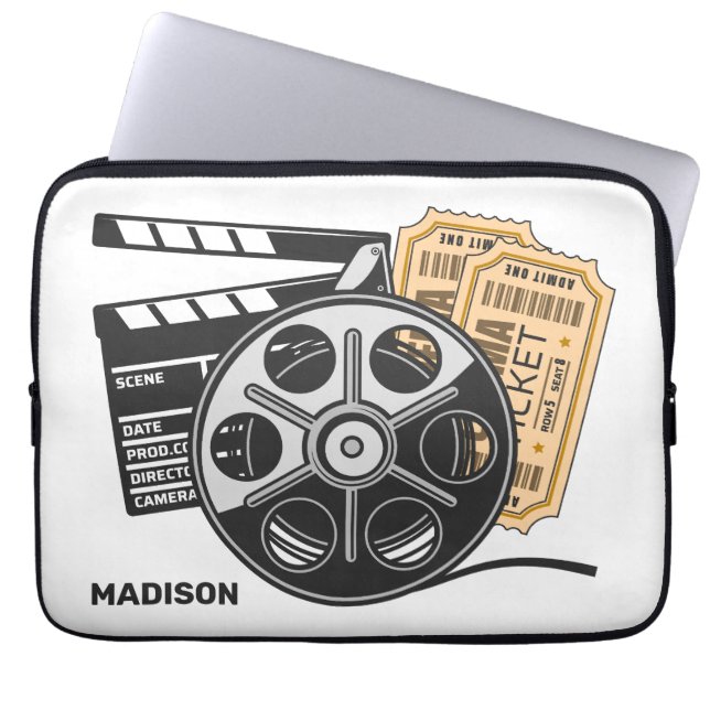 Individuelle Name- und Farbfilm Laptopschutzhülle (Vorderseite)