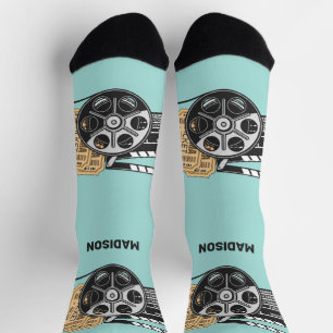 Individuelle Name- und Farbfilm Socken