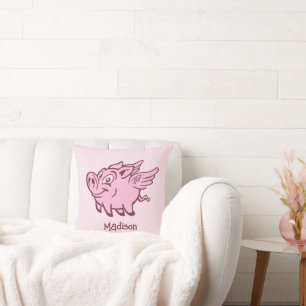 Individuelle Name- und Farbfliege Kissen