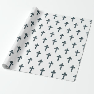 individuelle Name und Jubiläumsjahr Ordination, P Geschenkpapier
