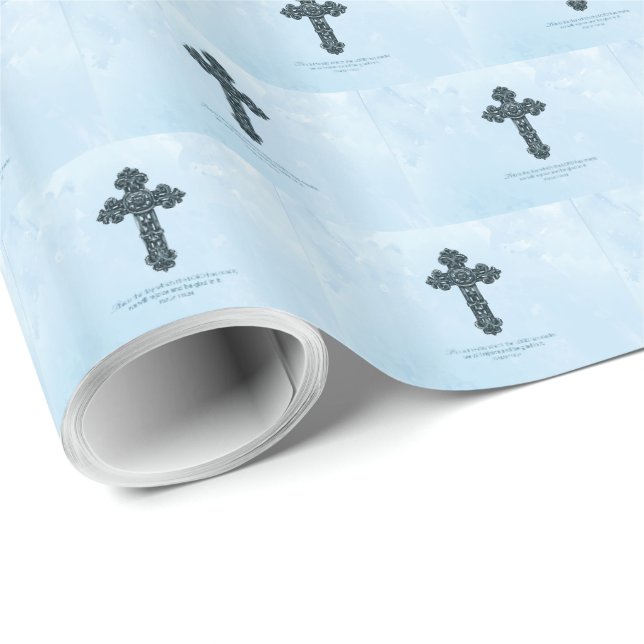 Individuelle Name und Jubiläumsjahr Ordination, Pr Geschenkpapier (Rolleneckpunkt)