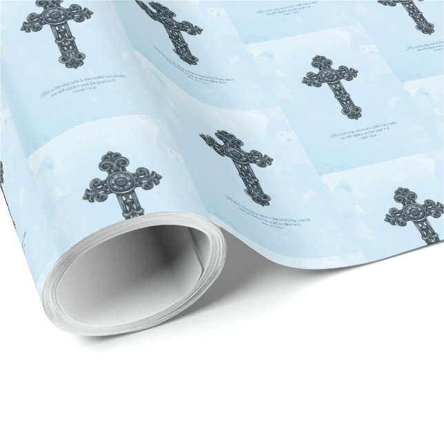 Individuelle Name und Jubiläumsjahr Ordination, Pr Geschenkpapier (Rolleneckpunkt)