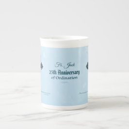 Individuelle Name und Jubiläumsjahr Ordination, Pr Prozellantasse