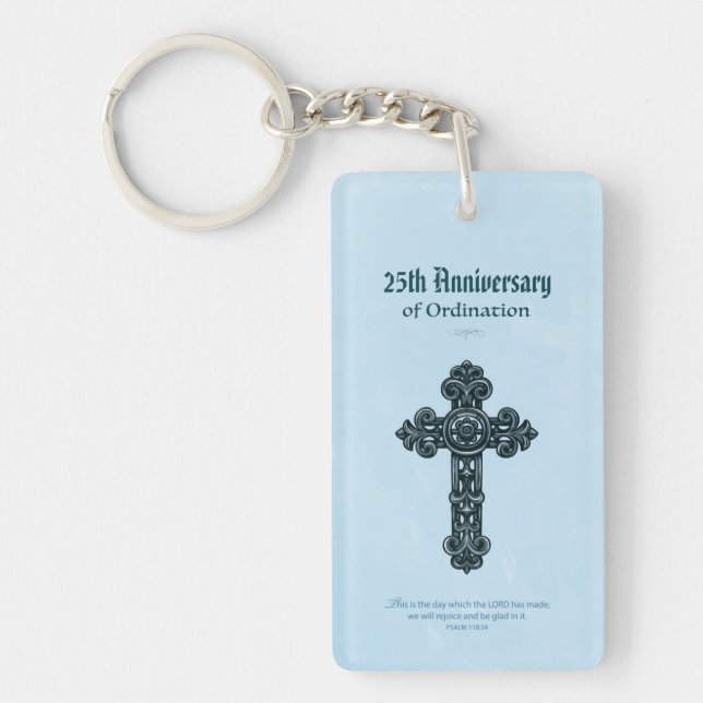 Individuelle Name und Jubiläumsjahr Ordination, Pr Schlüsselanhänger (Vorderseite)