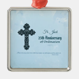 Individuelle Name und Jubiläumsjahr Ordination, Pr Silbernes Ornament