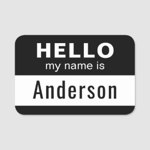 Individuelle Name und können die Farbnamenstafel b Namensschild
