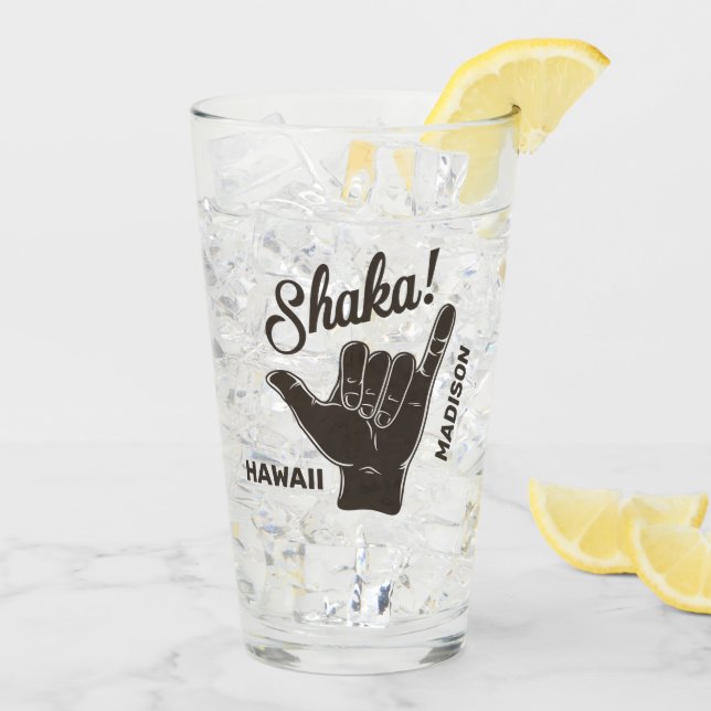 Individuelle Name und Lage Shaka Glas (Rückseite Ice)