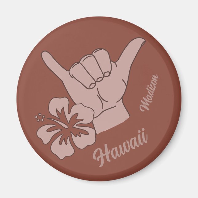 Individuelle Name und Lage Shaka Magnet (Vorne)