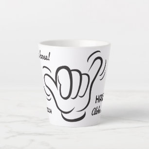 Individuelle Name und Lage Shaka Milchtasse