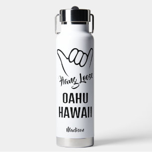 Individuelle Name und Lage Shaka Trinkflasche