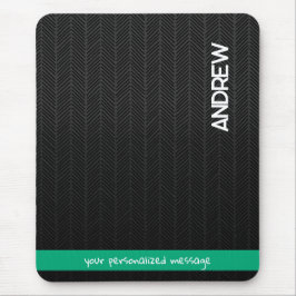 Individuelle Name und Meldung Personalisiert Moder Mousepad