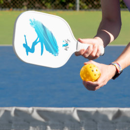 Individuelle Name- und Monogram-Chic-Carbon-Fiber- Pickleball Schläger