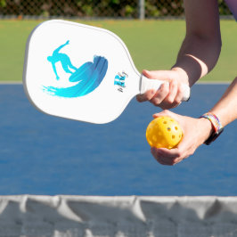 Individuelle Name- und Monogram-Chic-Carbon-Fiber- Pickleball Schläger