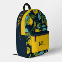 Individuelle Name- und Monogram-Lemon-Muster
