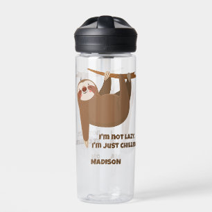 Individuelle Name und Niedlicher Text Trinkflasche